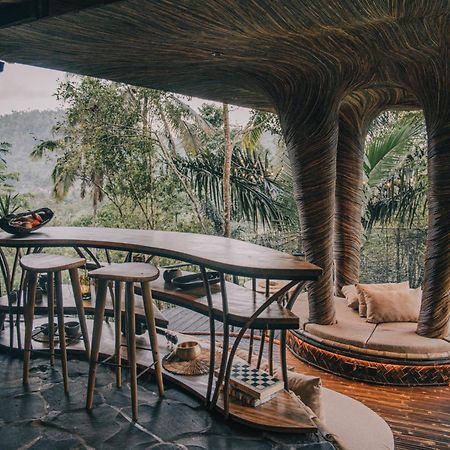 Hideout Eco Bamboo House Bali Villa Selat Exterior photo