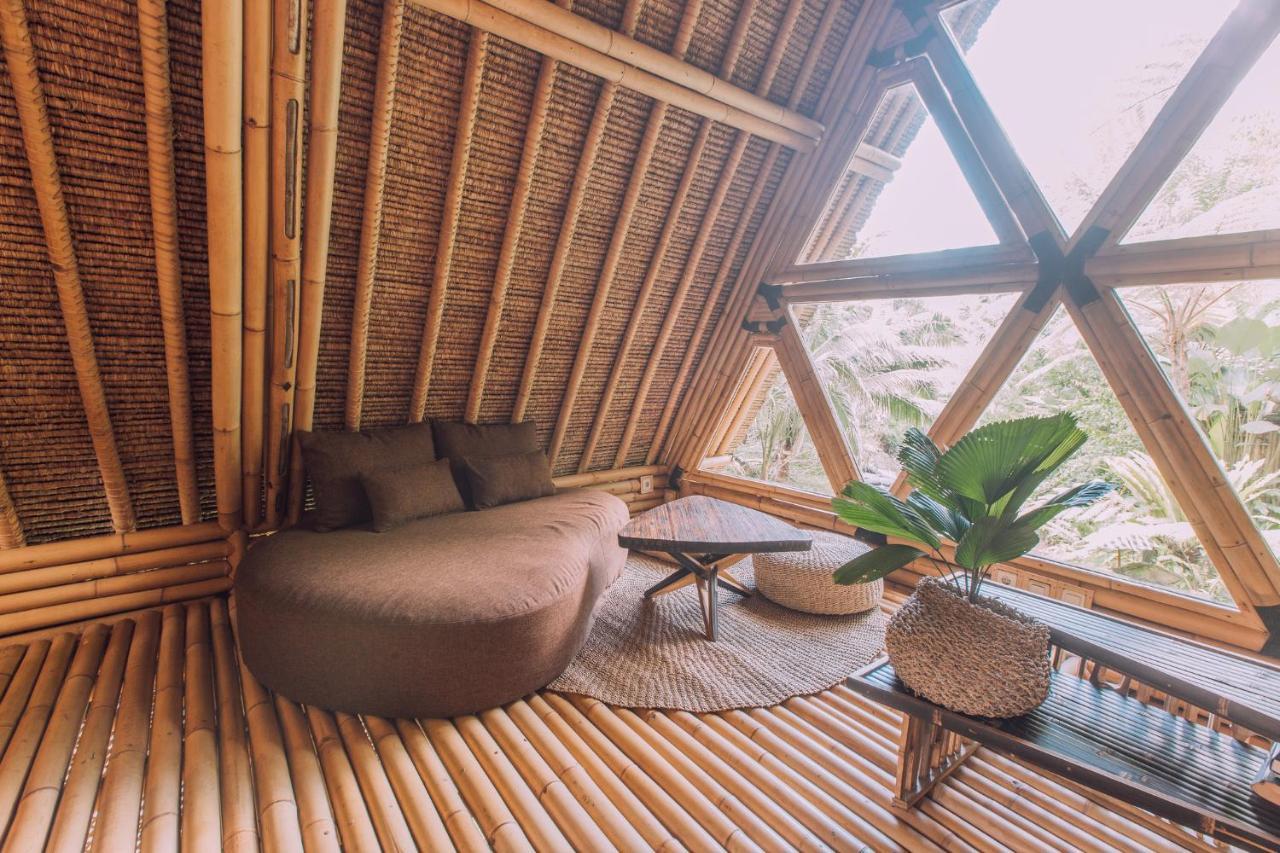 Hideout Eco Bamboo House Bali Villa Selat Exterior photo