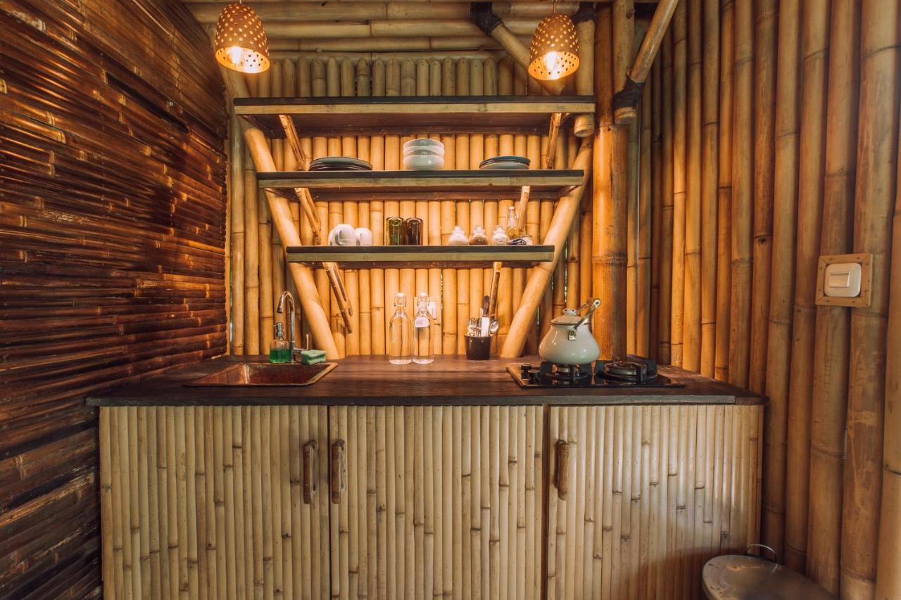 Hideout Eco Bamboo House Bali Villa Selat Exterior photo