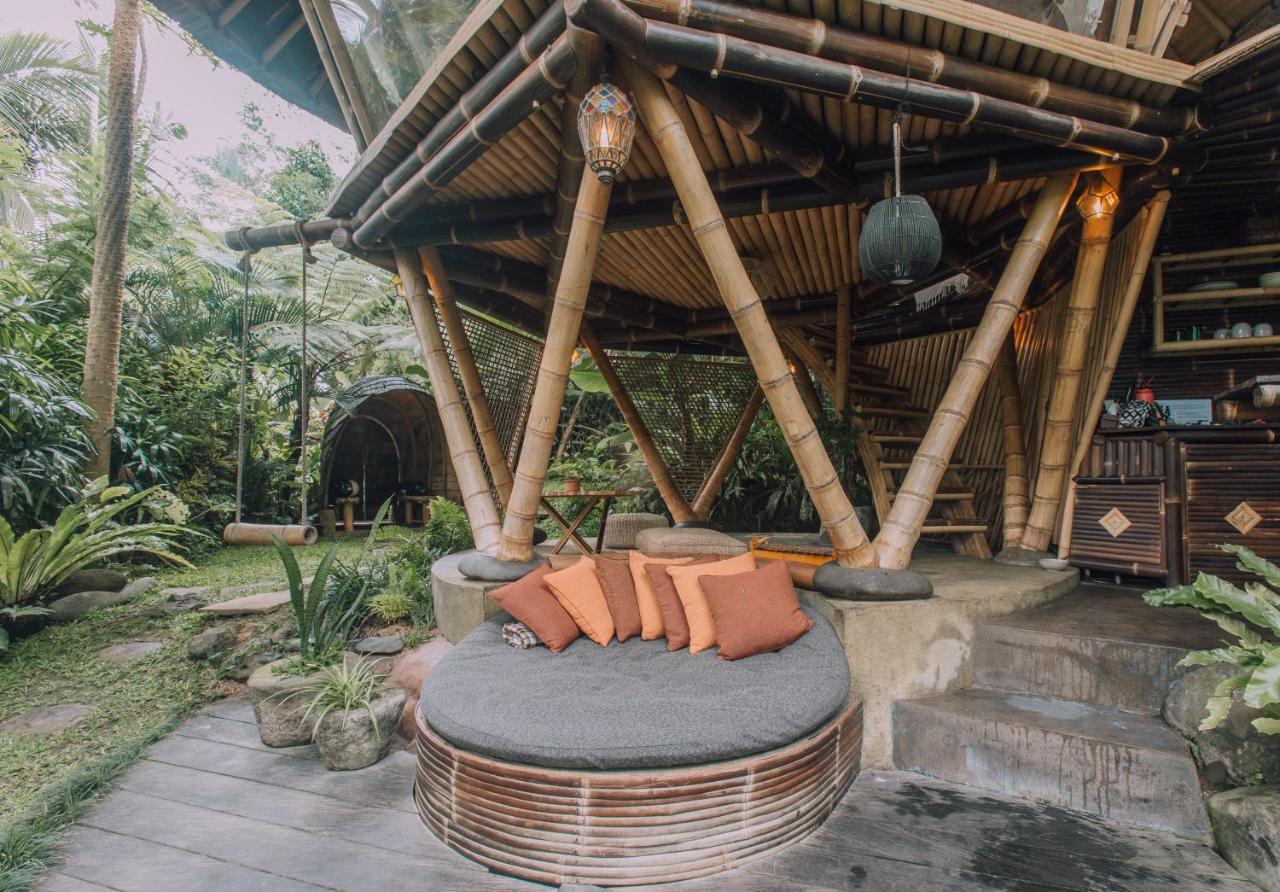 Hideout Eco Bamboo House Bali Villa Selat Exterior photo