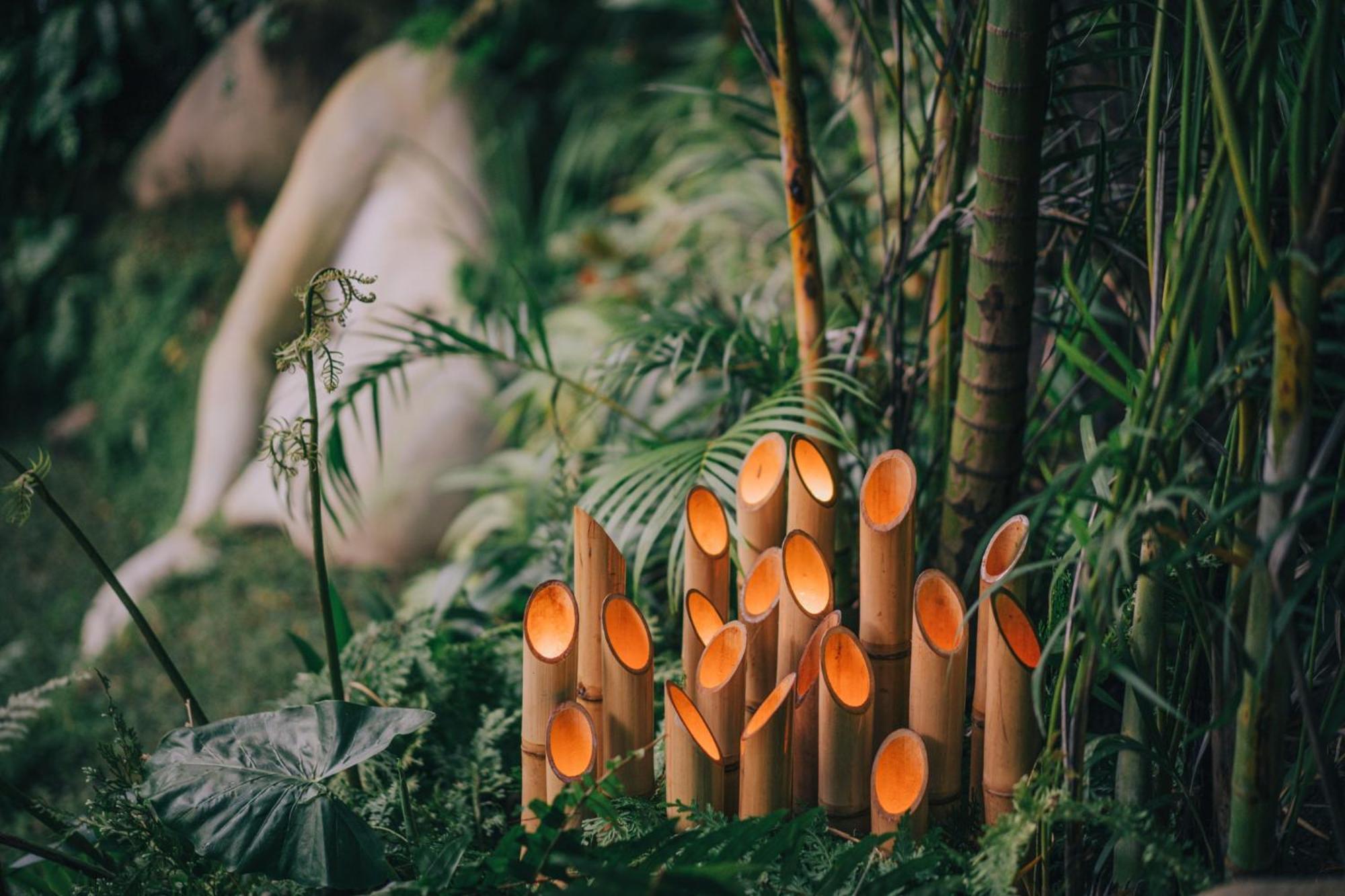 Hideout Eco Bamboo House Bali Villa Selat Room photo