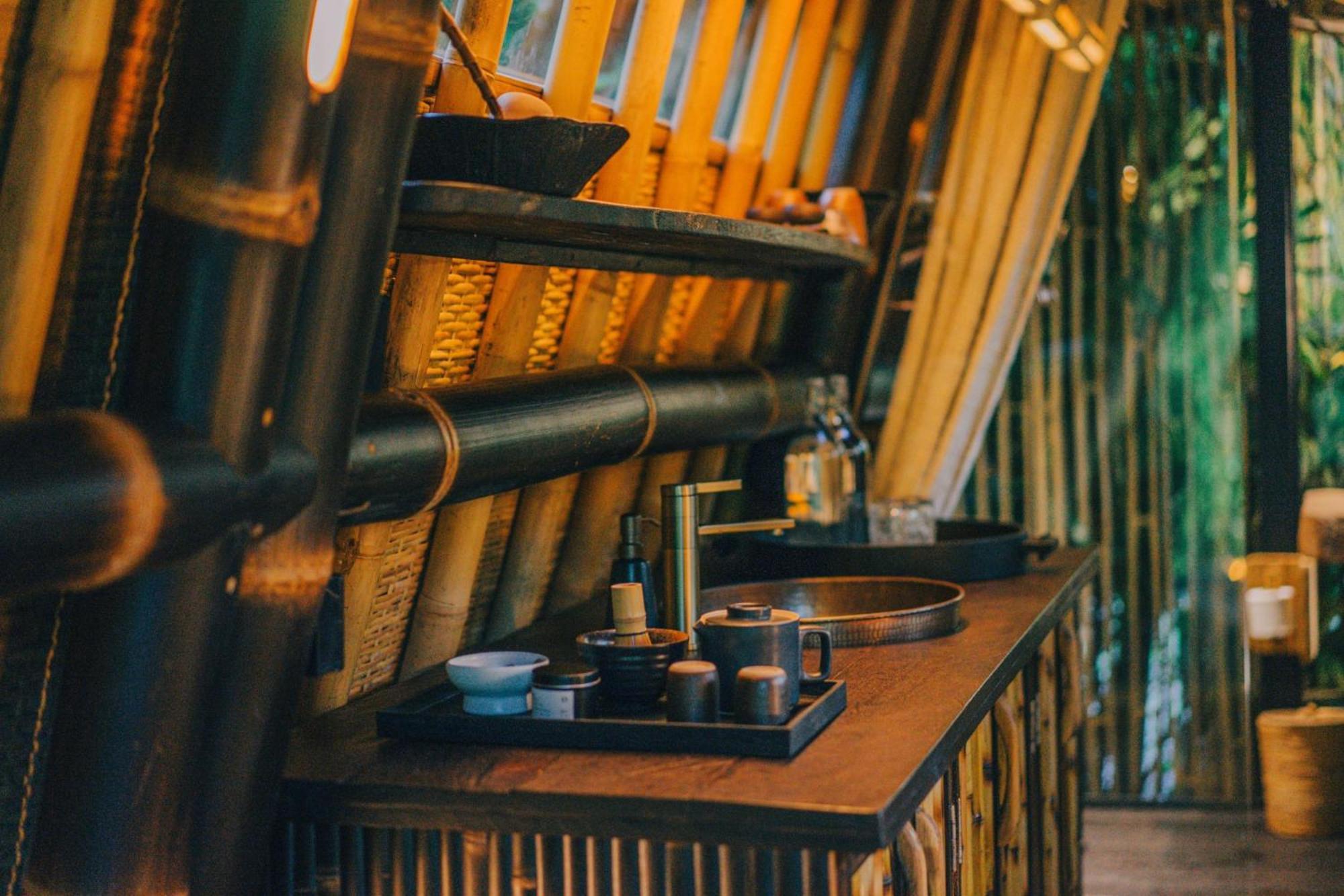 Hideout Eco Bamboo House Bali Villa Selat Exterior photo