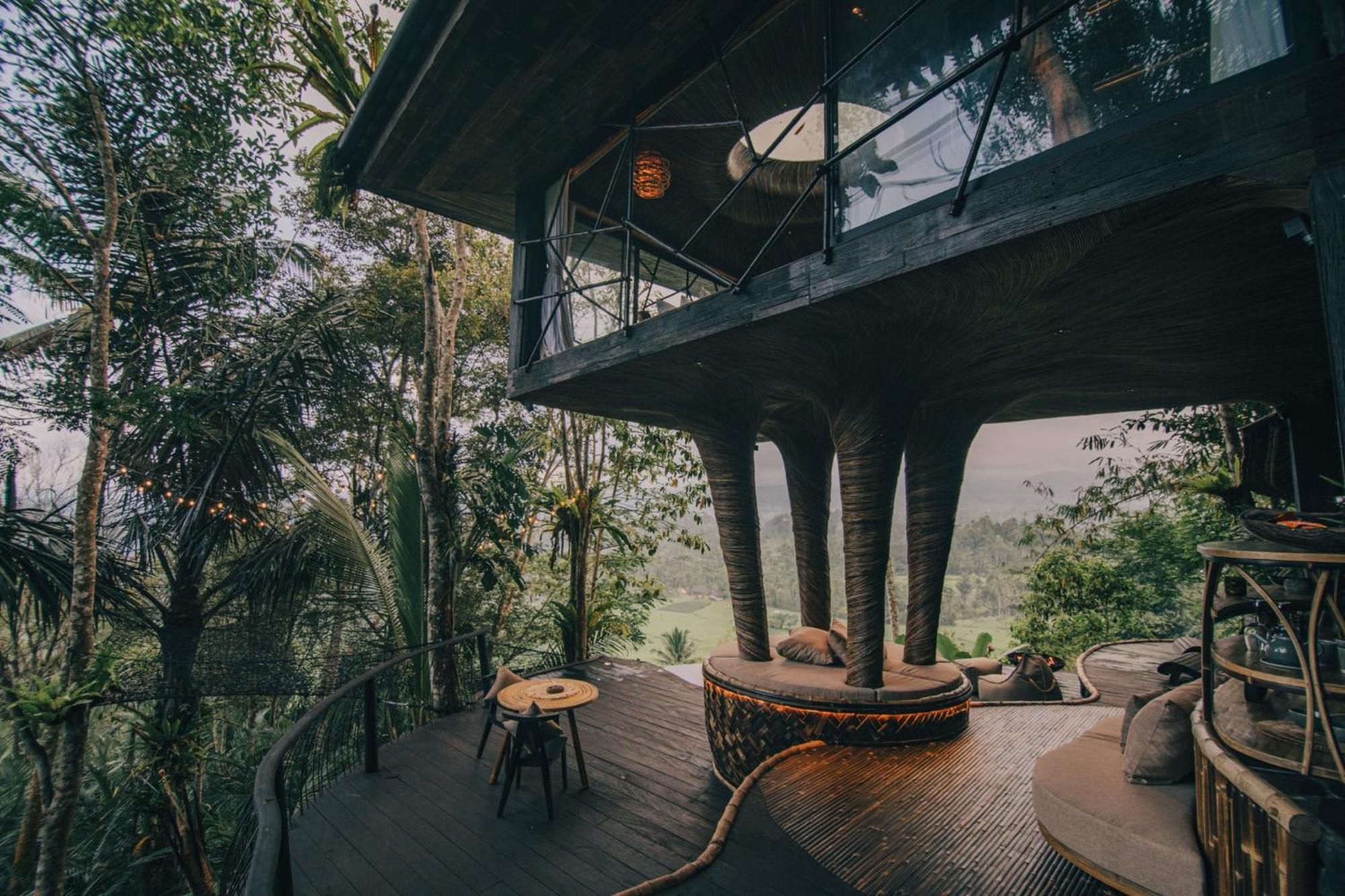 Hideout Eco Bamboo House Bali Villa Selat Room photo