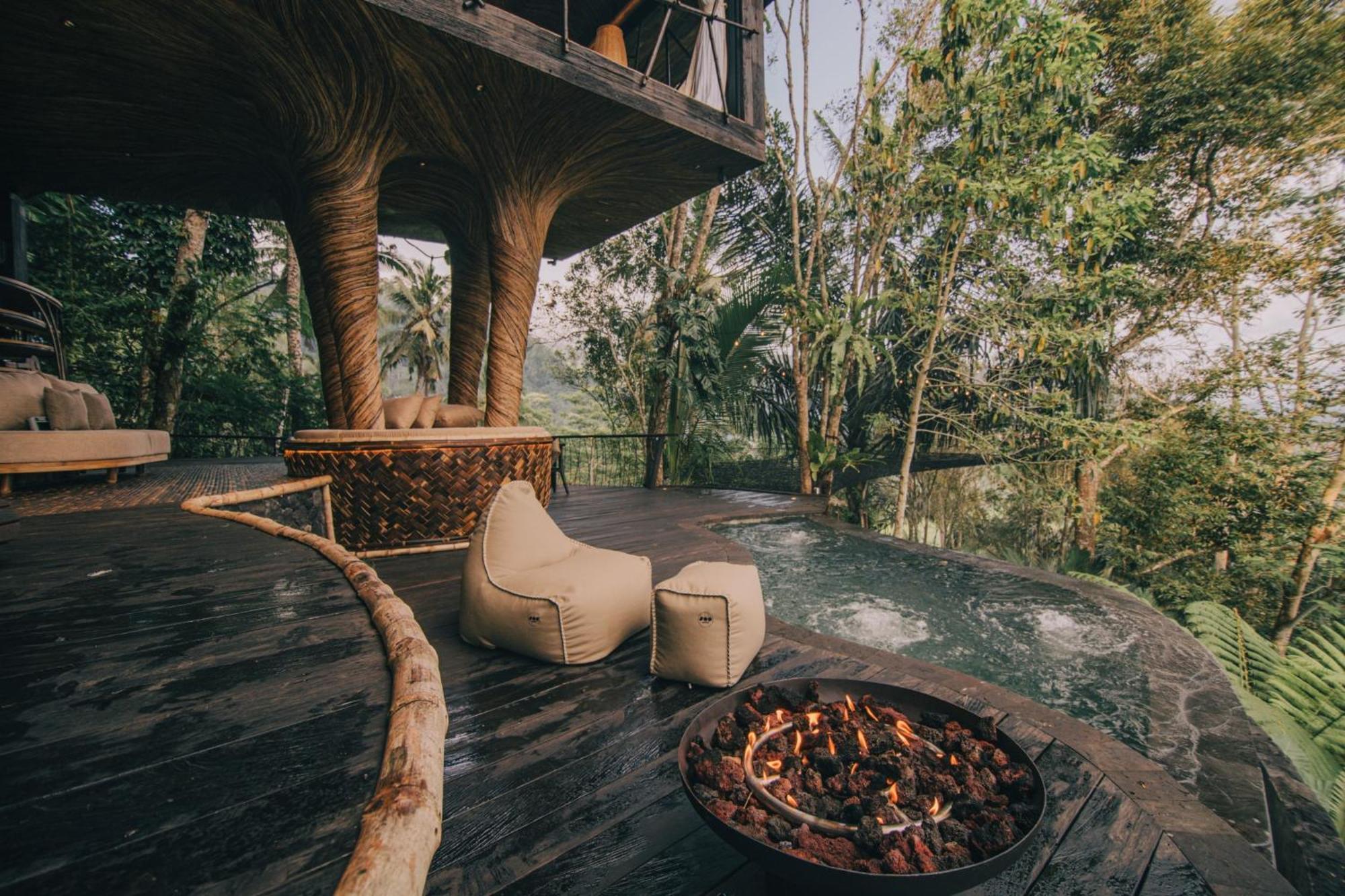 Hideout Eco Bamboo House Bali Villa Selat Room photo
