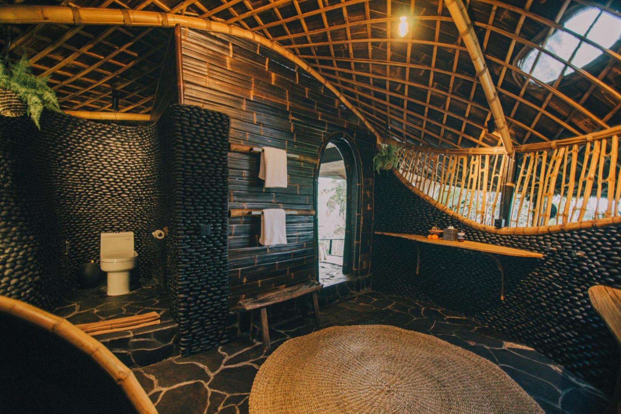Hideout Eco Bamboo House Bali Villa Selat Exterior photo
