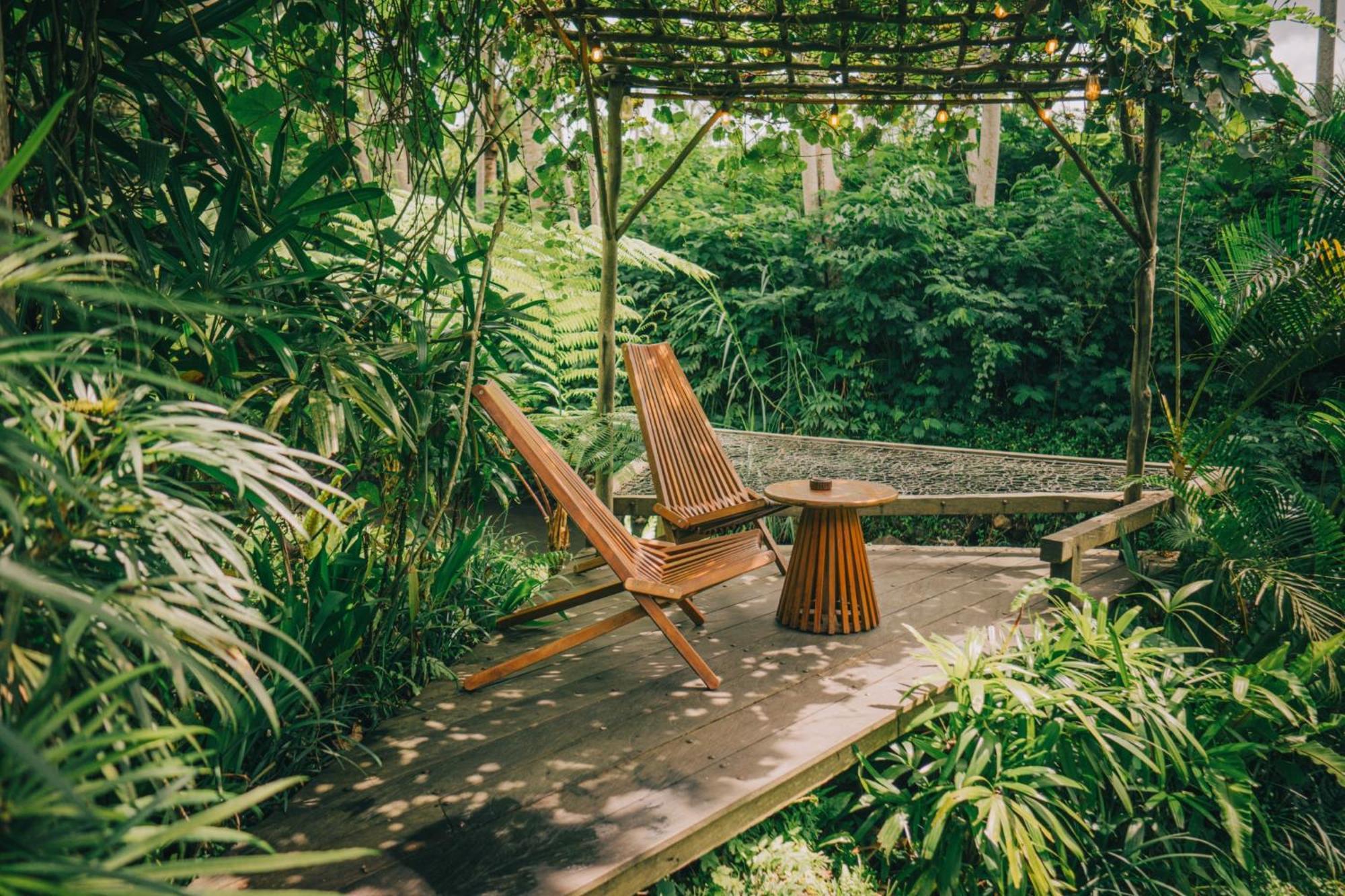 Hideout Eco Bamboo House Bali Villa Selat Room photo