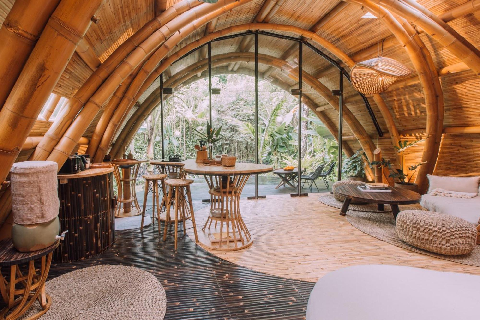 Hideout Eco Bamboo House Bali Villa Selat Room photo