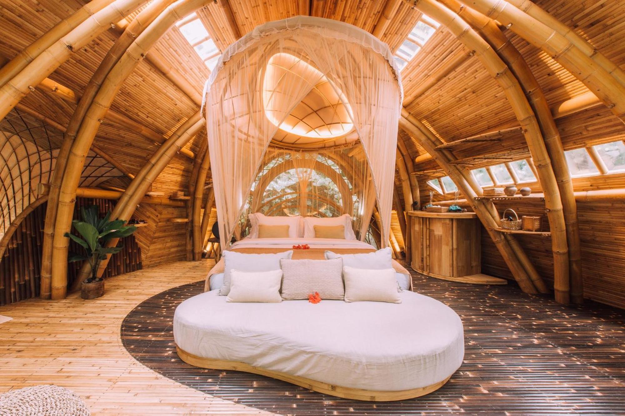 Hideout Eco Bamboo House Bali Villa Selat Exterior photo
