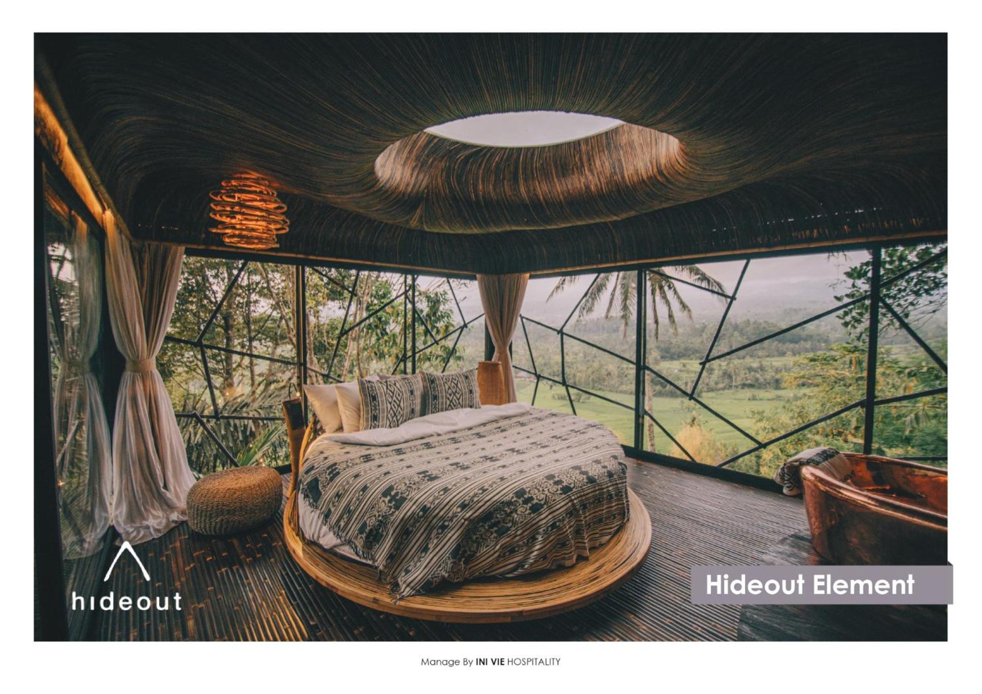 Hideout Eco Bamboo House Bali Villa Selat Room photo