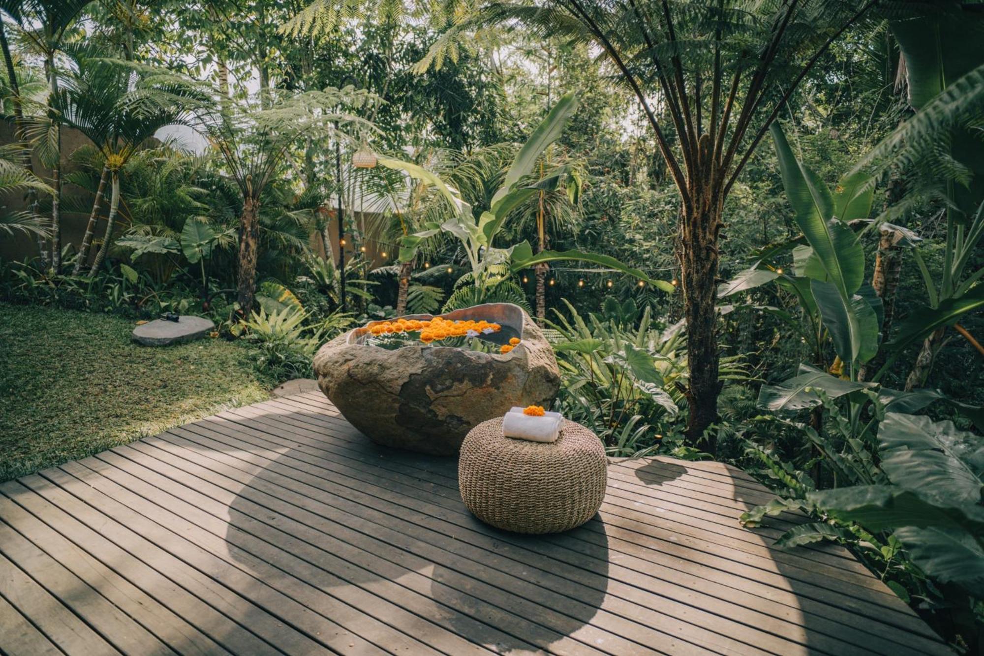 Hideout Eco Bamboo House Bali Villa Selat Room photo